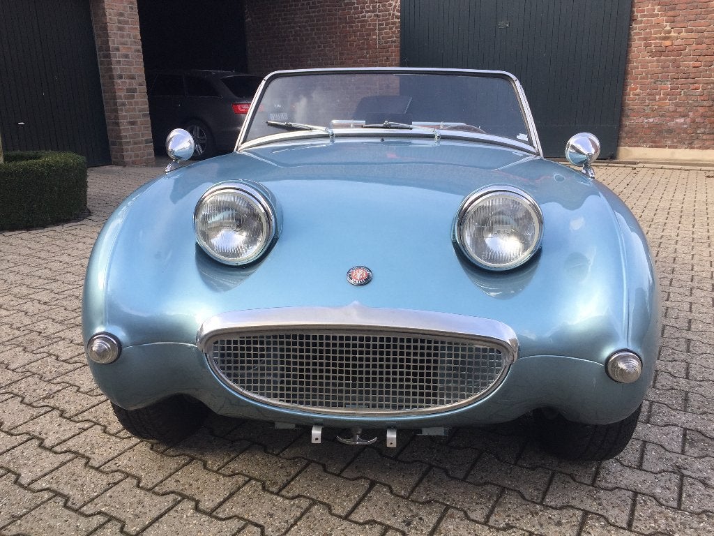Austin Healey Sprite Frogeye, Auto's, Beige, Cabriolet, 68 pk, Leder