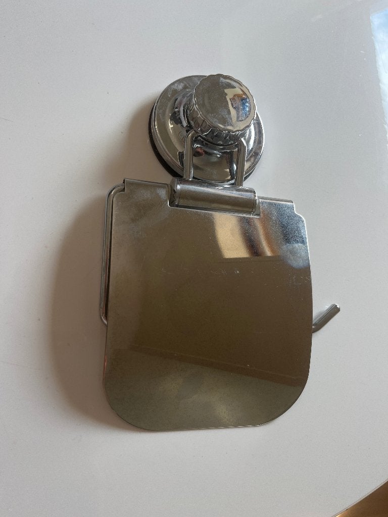Wc rol hanger, Doe-het-zelf en Verbouw, Sanitair, Ophalen, Nieuw, Chroom, Toilet