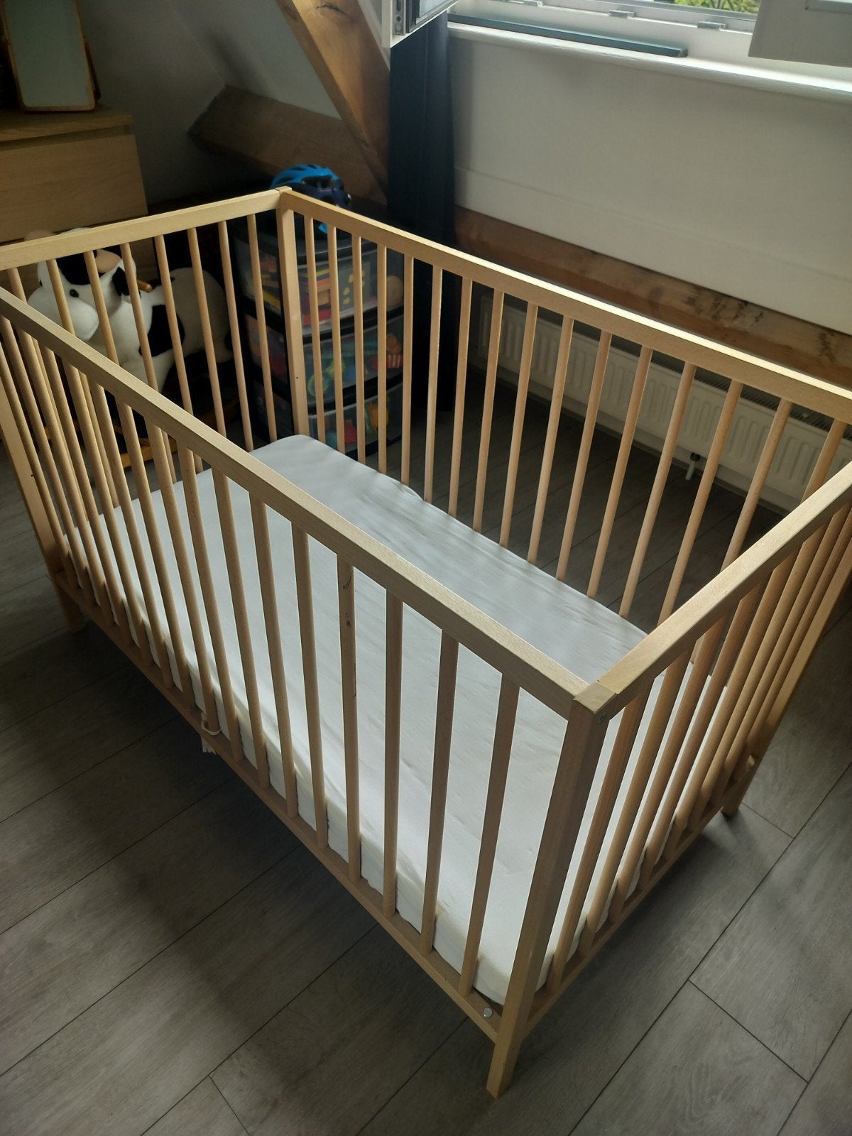 Ikea Sniglar babybedje met matras - zo goed als nieuw, Ophalen, Zo goed als nieuw, Ledikant