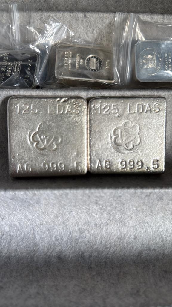 Zilver baartje LDA - 125 gram, 999.5 puur zilver, Postzegels en Munten, Edelmetalen en Baren, Ophalen of Verzenden, Zilver