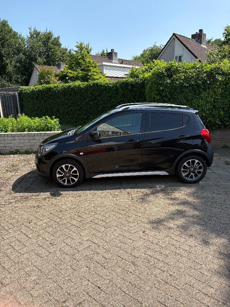 Opel Karl 1.0 Ecoflex S/S 75pk 2018 Zwart, Auto's, Opel, 839 kg, Stof, 74 pk, 4 cilinders
