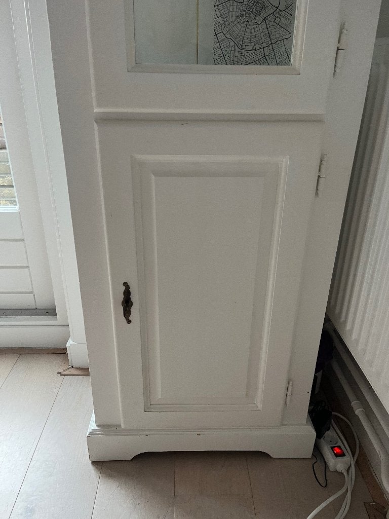 Vitrinekastje, Huis en Inrichting, Kasten | Vitrinekasten, Ophalen, Met plank(en), Gebruikt, 50 tot 100 cm
