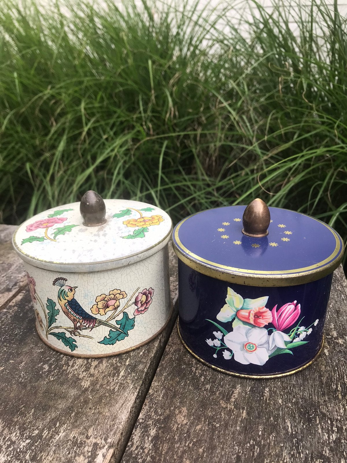 2 vintage trommels van Côte d’Or, Ophalen of Verzenden, Gebruikt, Overige