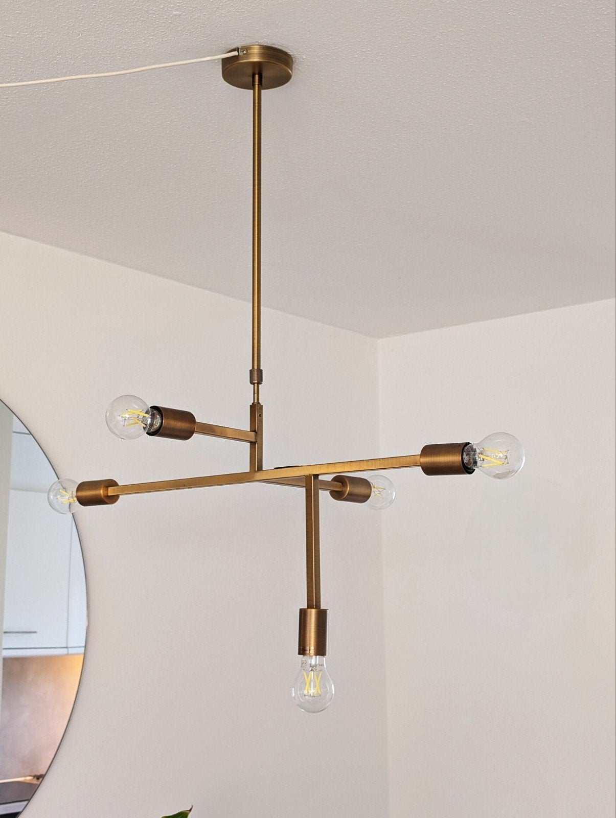 Hanglamp Lasse van Karwei - Zo goed als nieuw, Ophalen, E27 (groot), Zo goed als nieuw, Metaal