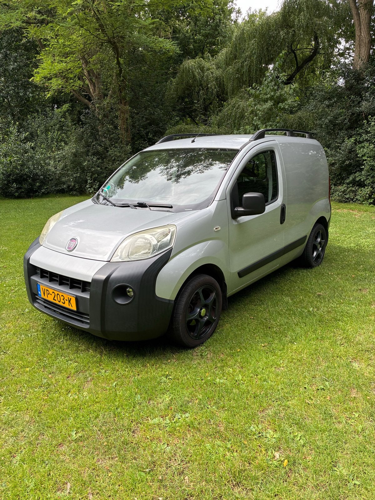Leuke Fiat Fiorino met schuifdeur., Auto's, Voorwielaandrijving, Stof, 1360 cc, Zwart