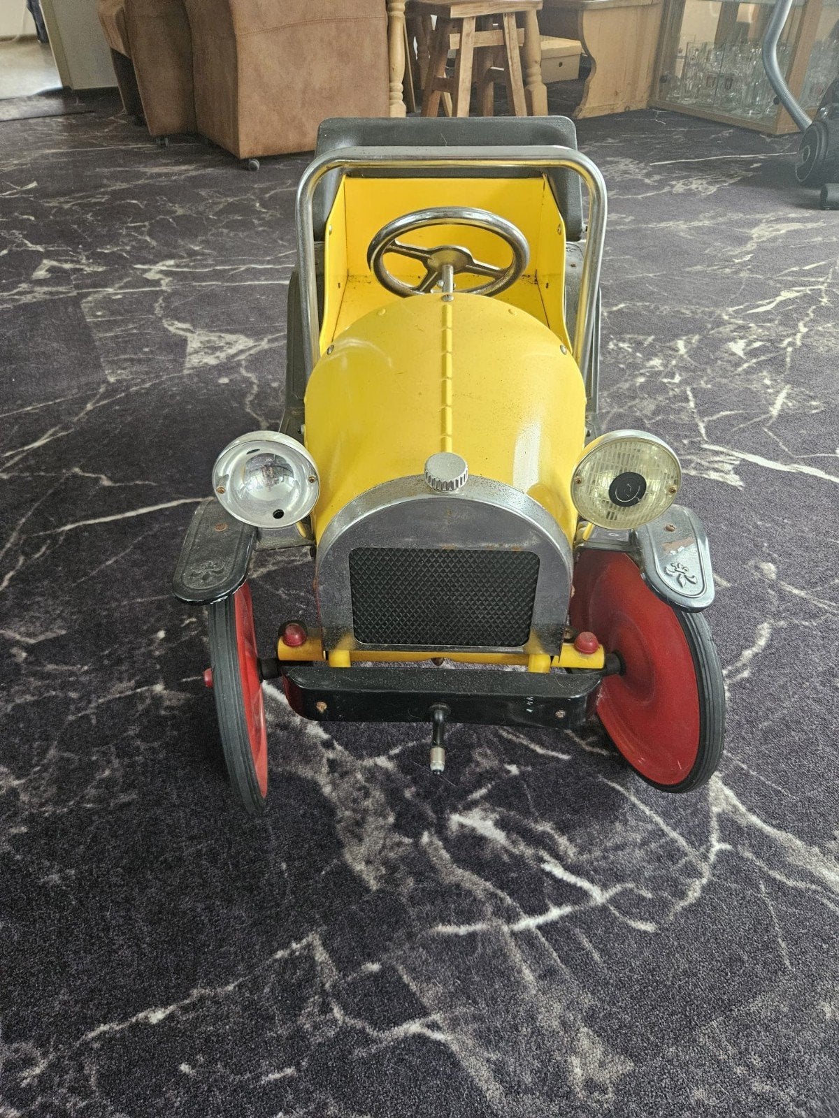 Marquant Brum Gele Trapauto - Vintage Stijl, Ophalen, Gebruikt