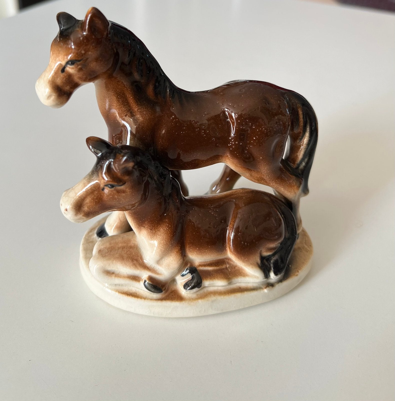 Beeldje Paarden, Verzamelen, Ophalen of Verzenden, Zo goed als nieuw, Dier