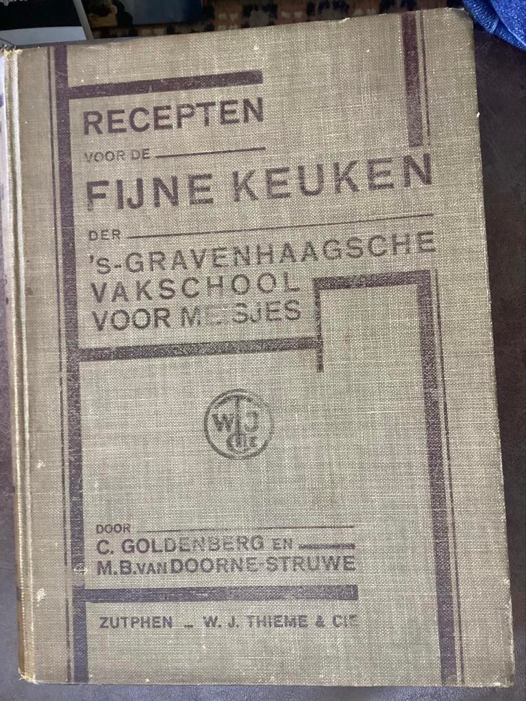 Recepten Fijne keuken Haagse Vakschool., Verzenden, Gelezen, Nederland en België, Voorgerechten en Soepen