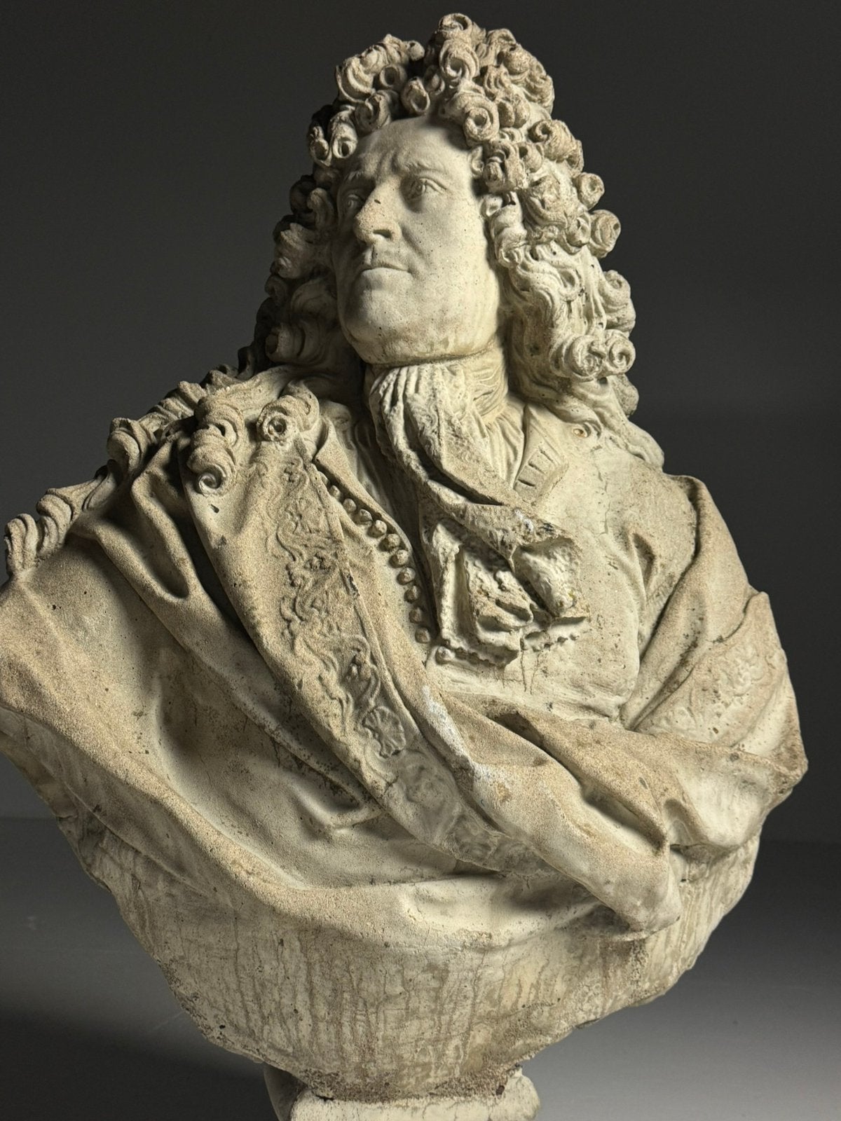 Borstbeeld Louis XIV beton, Verzamelen, Beelden en Beeldjes, Ophalen