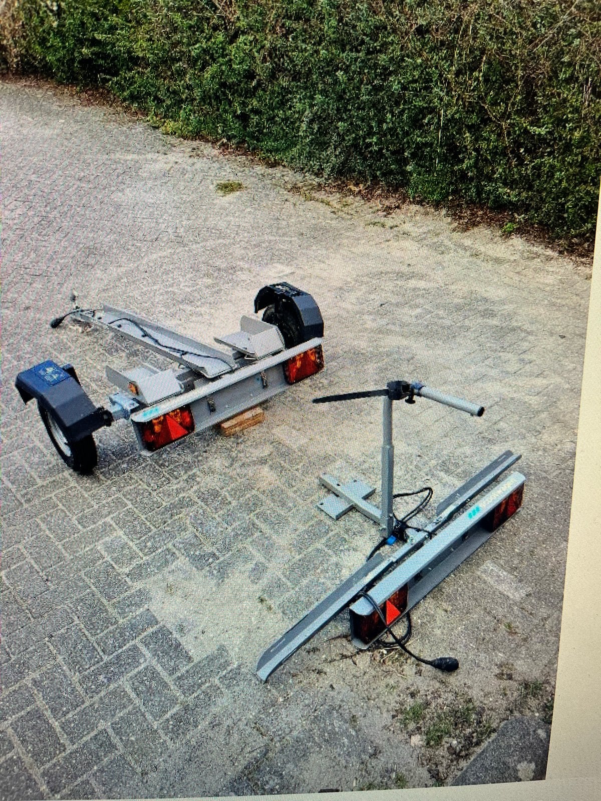 Scootmobiel / driewieler dragers, Ophalen, Zo goed als nieuw, Brede banden, 1 fiets