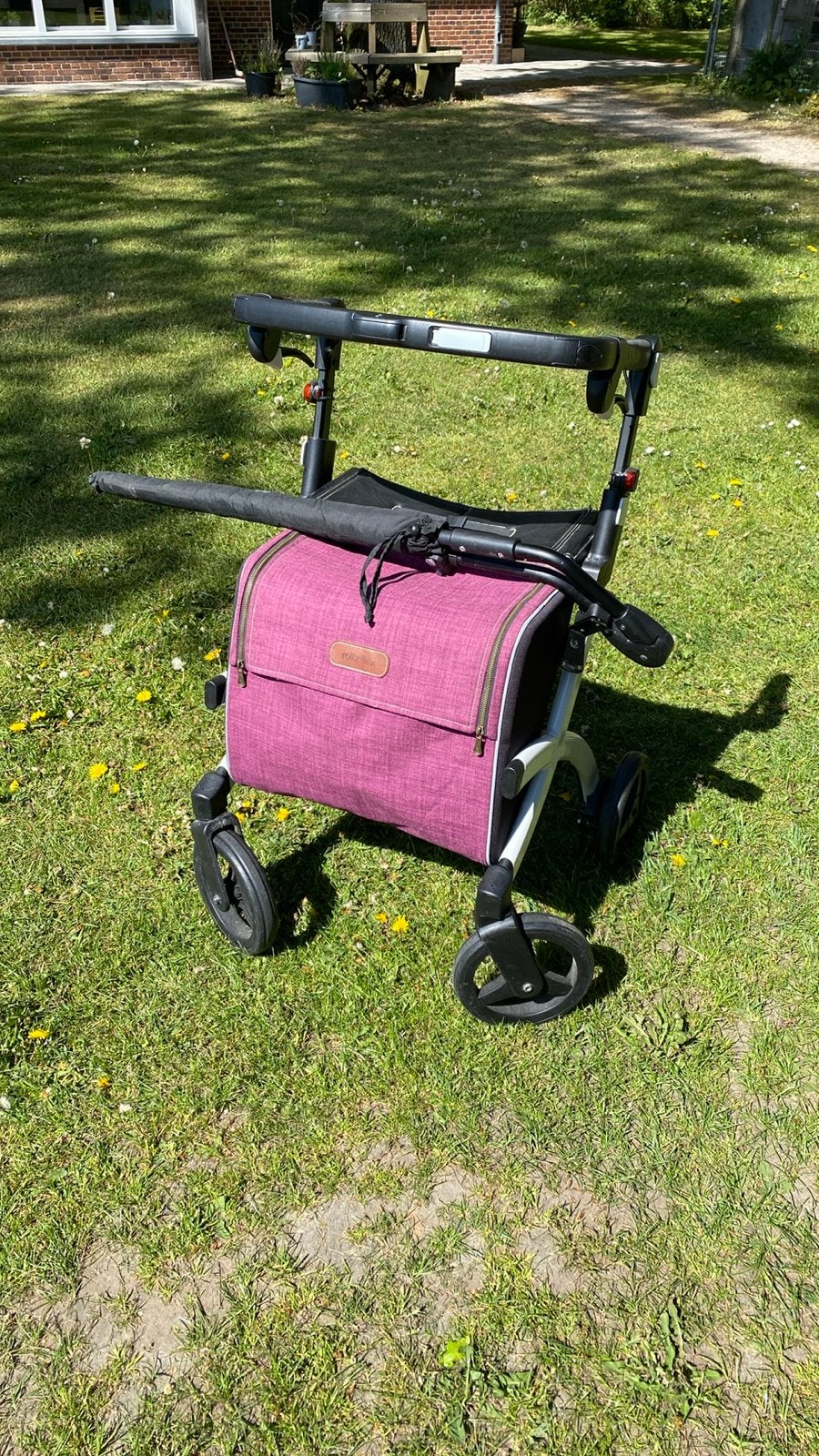 Rollz Flex boidschappenkar/rollator met paraplu, Diversen, Rollators, Ophalen of Verzenden, Opvouwbaar, Zo goed als nieuw