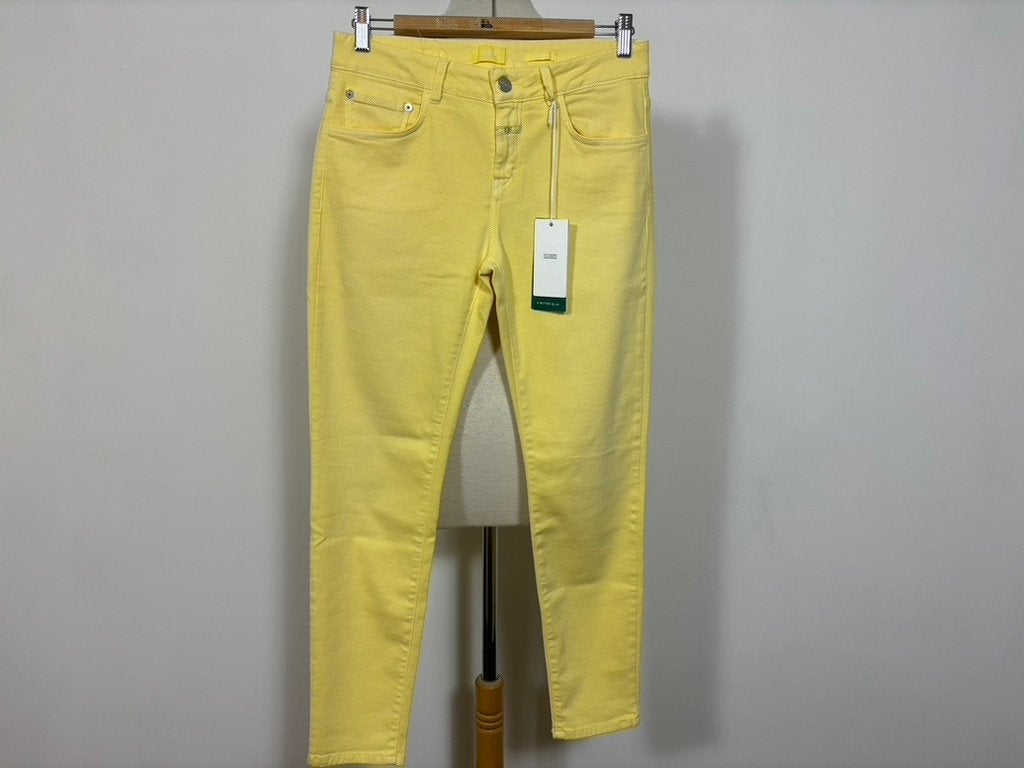 Nieuwe Closed Baker broek €230 - geel denim - mt 27 (=36/S), Kleding | Dames, Closed, Closed, Overige kleuren, Closed