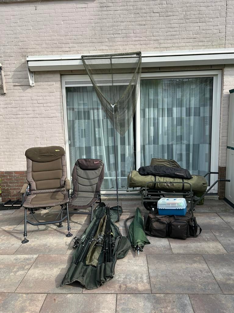 Carp visgerij een compleete set, Ophalen, Gebruikt, Complete set
