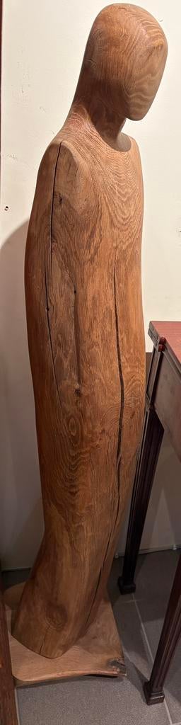 Beeld hout van gebint eiken, Ophalen