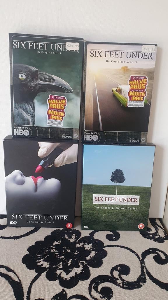 Six Feet Under DVD Boxsets - Seizoen 1, 2, 4 en 5 + ned.Ond., Cd's en Dvd's, Dvd's | Tv en Series, Gebruikt, Vanaf 16 jaar, Boxset