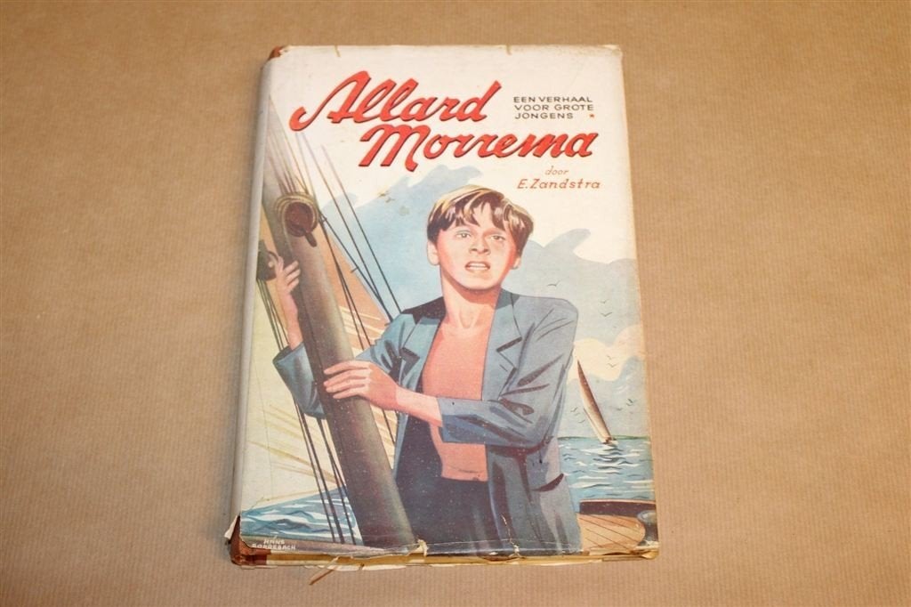 Allard Morrema — Friese Roman van Evert Zandstra, 1947, Boeken, Ophalen of Verzenden, Gelezen
