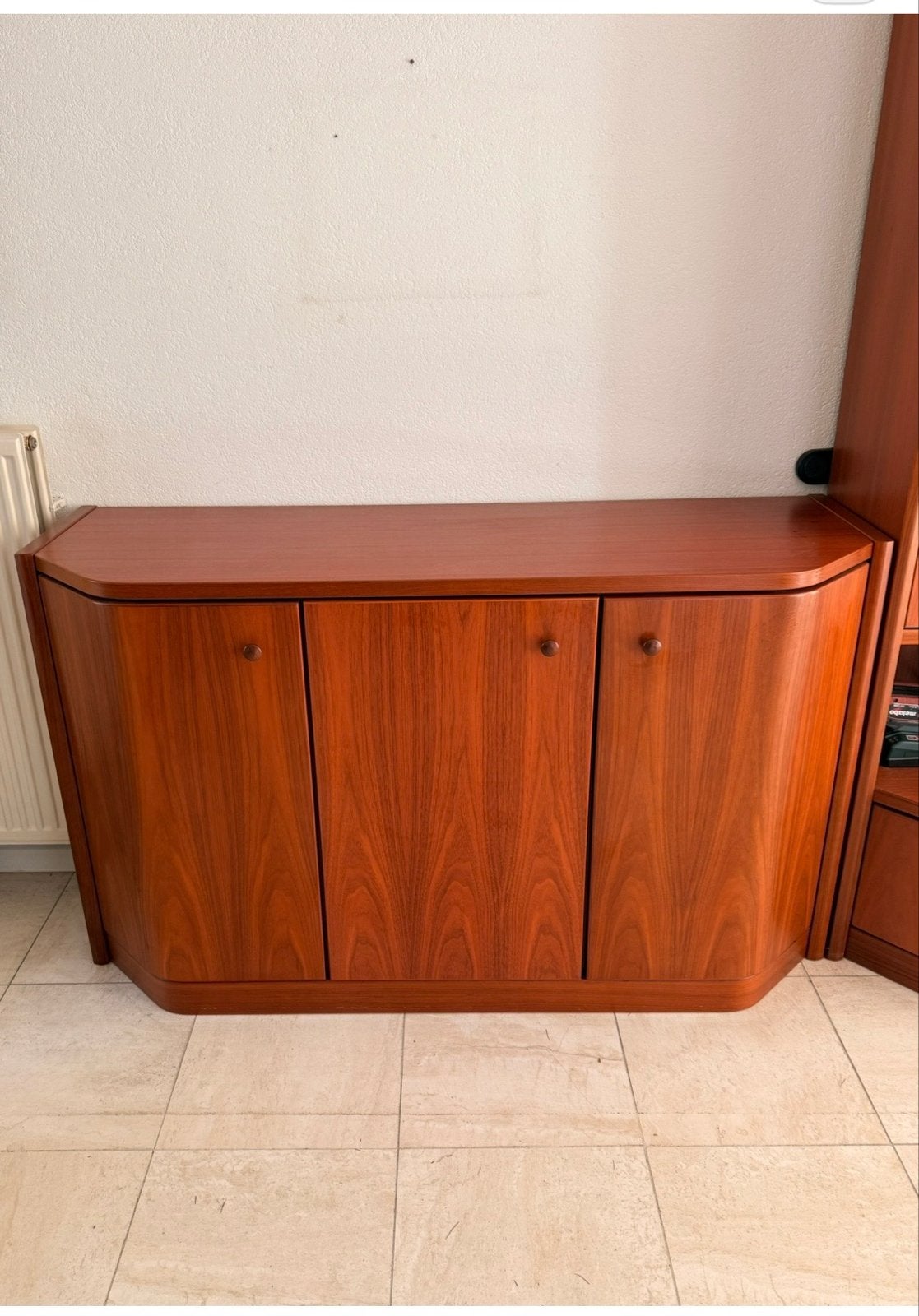 Vintage Hülsta Dressoir - Teakhout met 3 deuren, Ophalen, Gebruikt, 100 tot 150 cm, Teakhout