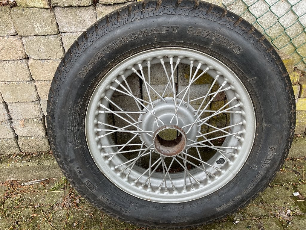 Engels auto spaakvelg reserveband, Ophalen, Zo goed als nieuw, Overige merken