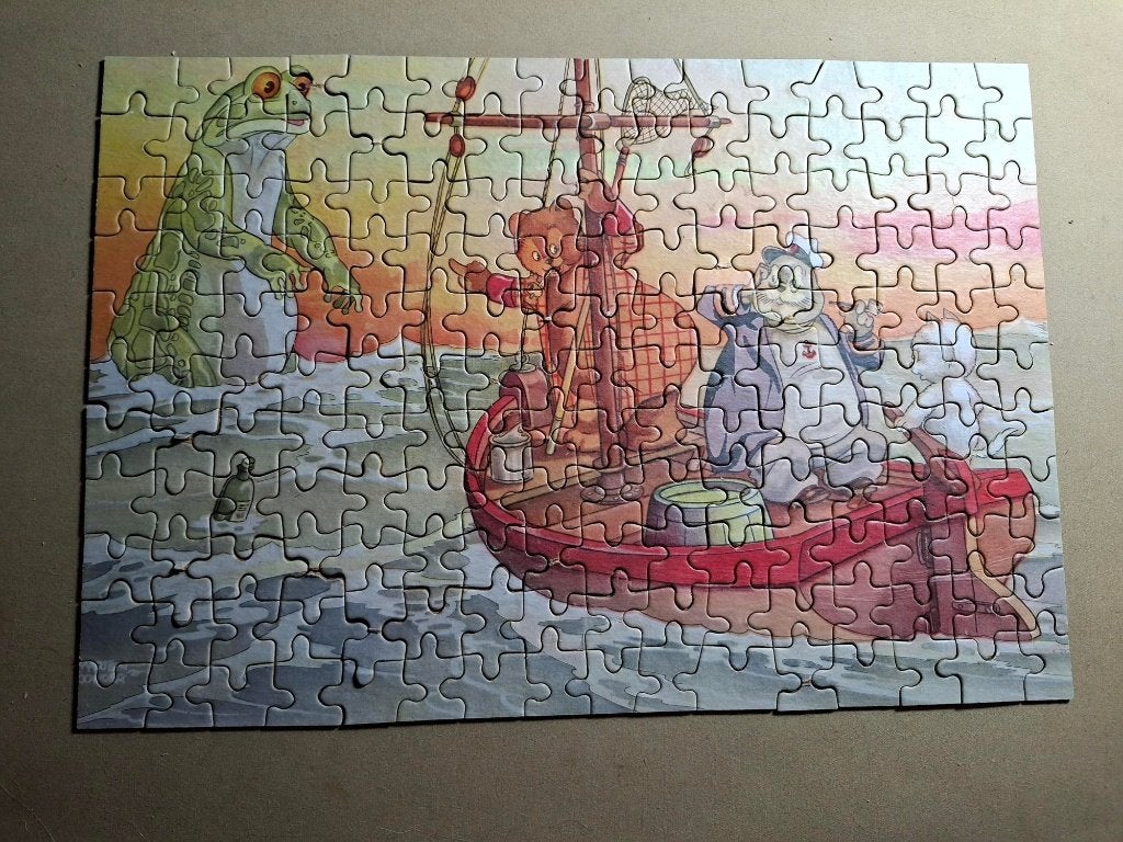2x Oude Tom Poes legpuzzels (1941) Marten Toonder Set of los, Ophalen of Verzenden, Gebruikt
