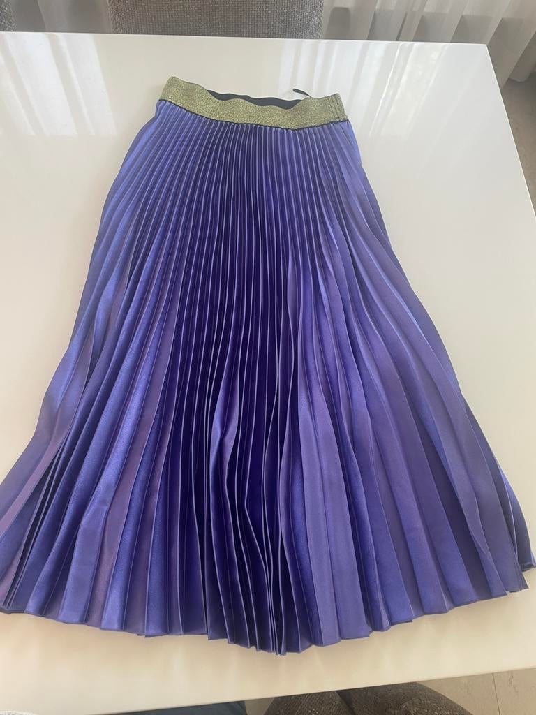 Silvian Heach prachtige metallic lange paarse rok maat XS/S, Paars, Nieuw, Ophalen of Verzenden, Maat 36 (S)