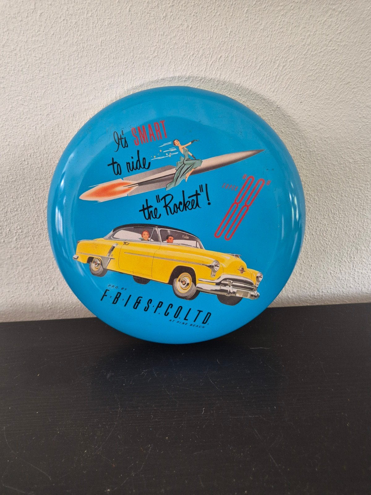 Vintage "It's Smart to Ride the Rocket!", Ophalen of Verzenden