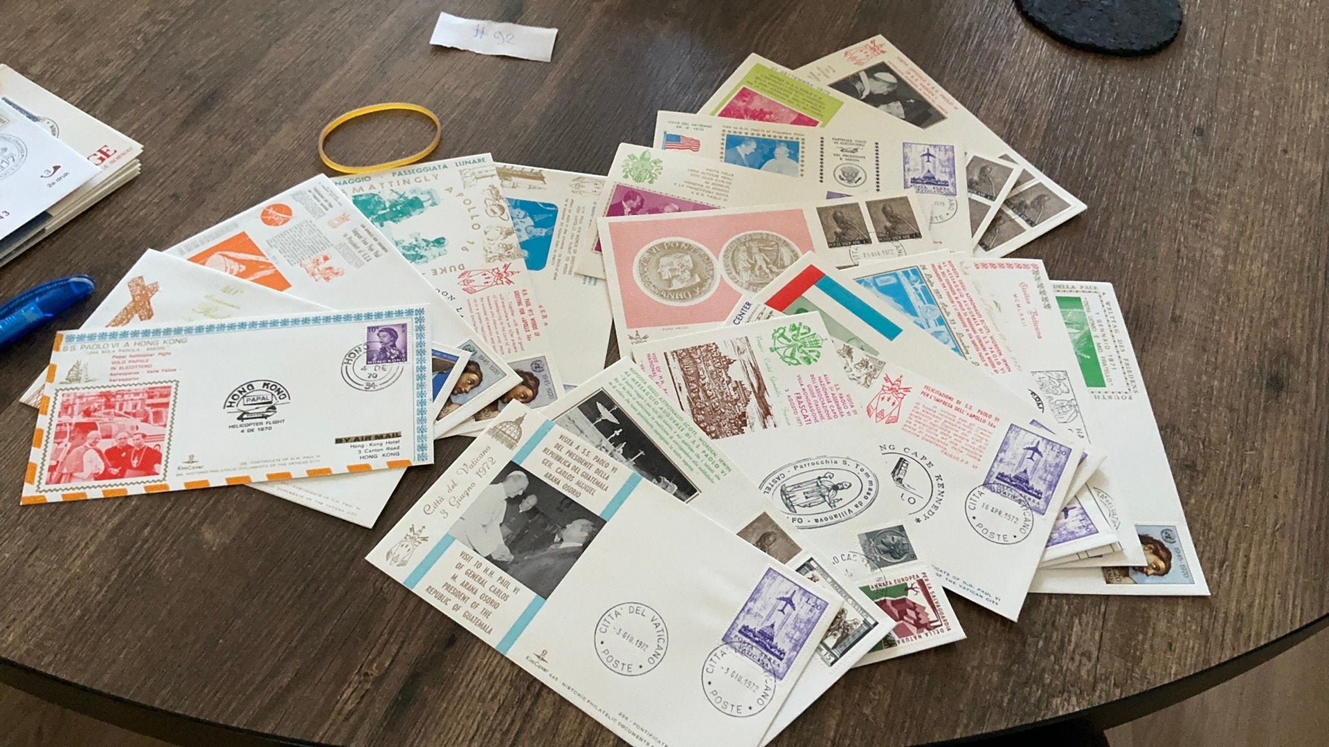 #92 Mooie set FDC ‘s Vaticaan, Postzegels en Munten, Postzegels | Volle albums en Verzamelingen, Ophalen of Verzenden, Buitenland