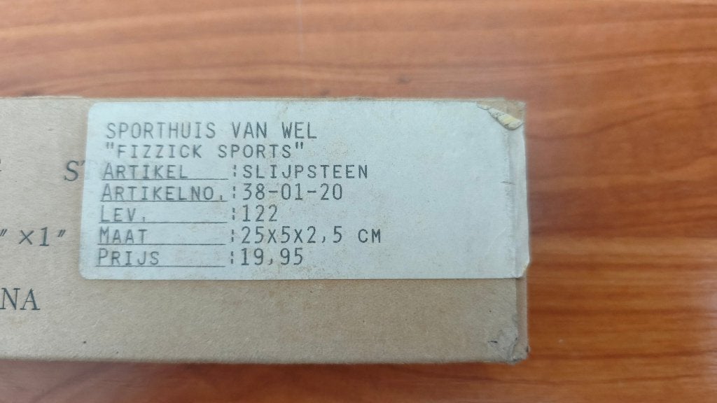 slijpsteen schaatsen met 2 korrelgroottes voor o.a. noren, Sport en Fitness, Schaatsen, Ophalen of Verzenden, Gebruikt, Noren