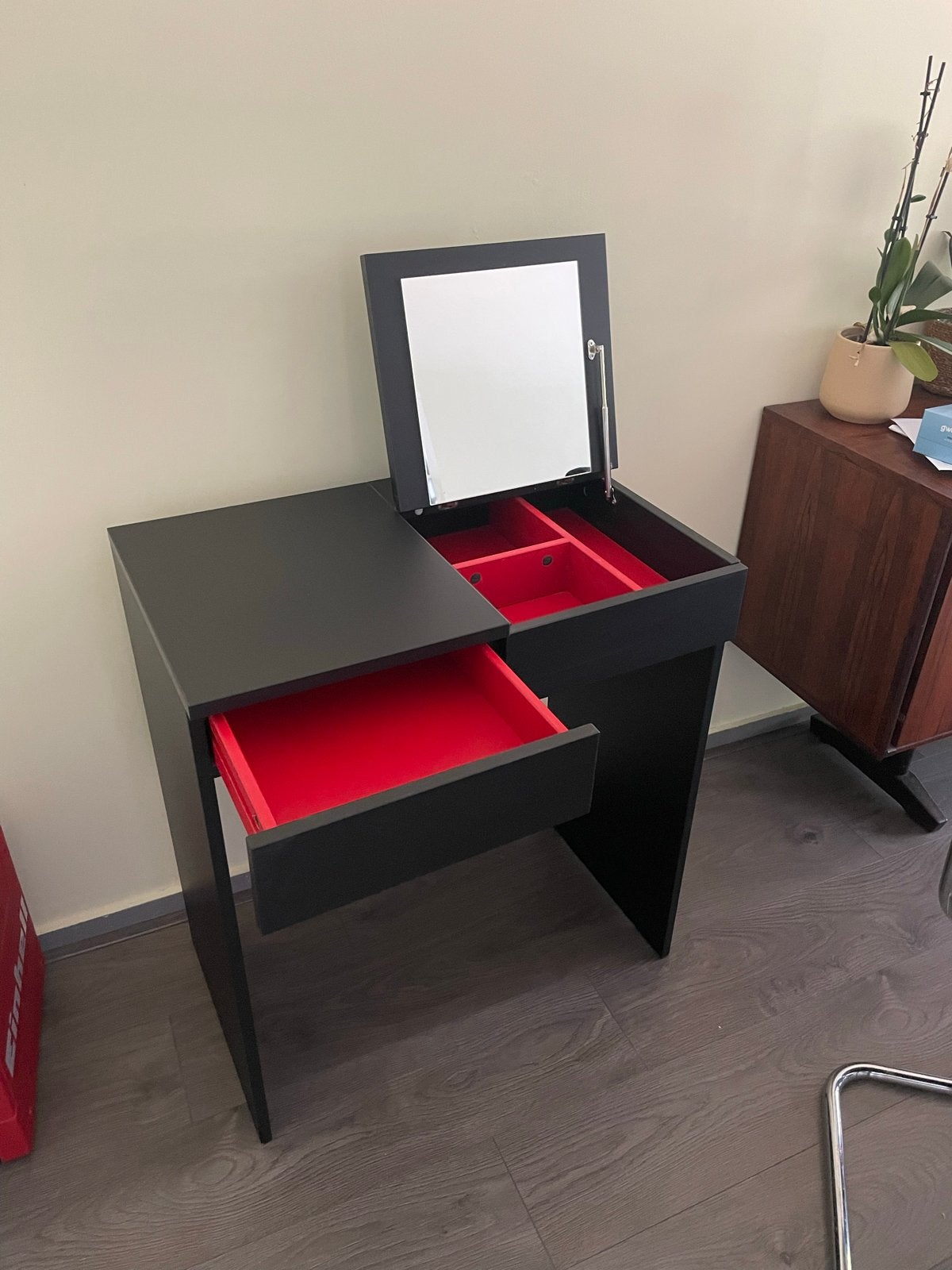IKEA BRIMNES Kaptafel Zwart, Ophalen, Gebruikt, 50 tot 100 cm, Minder dan 100 cm