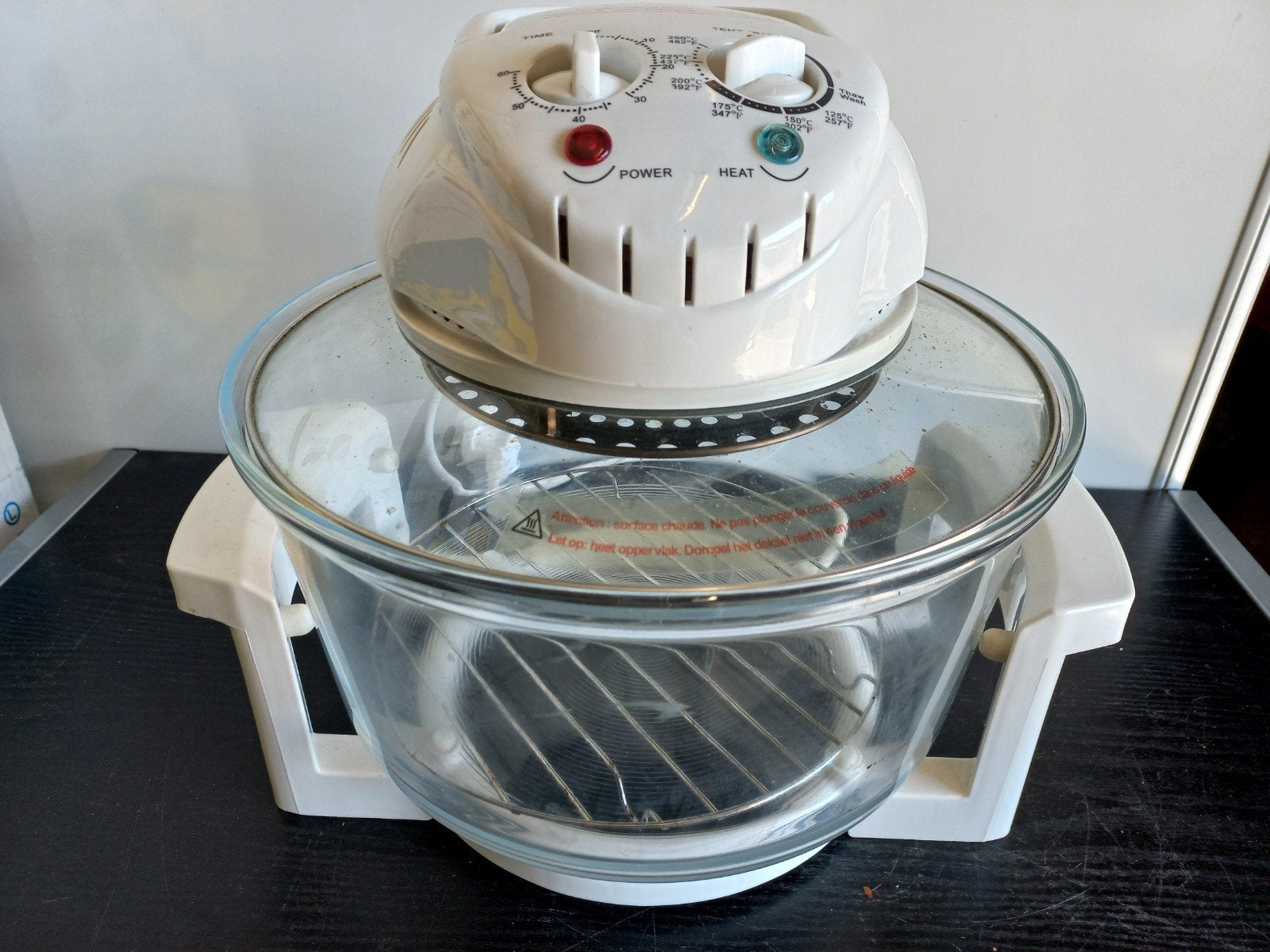 Halogeenoven met heteluchtfunctie - Zo goed als nieuw, Minder dan 45 cm, Hete lucht, Gebruikt, Overige merken