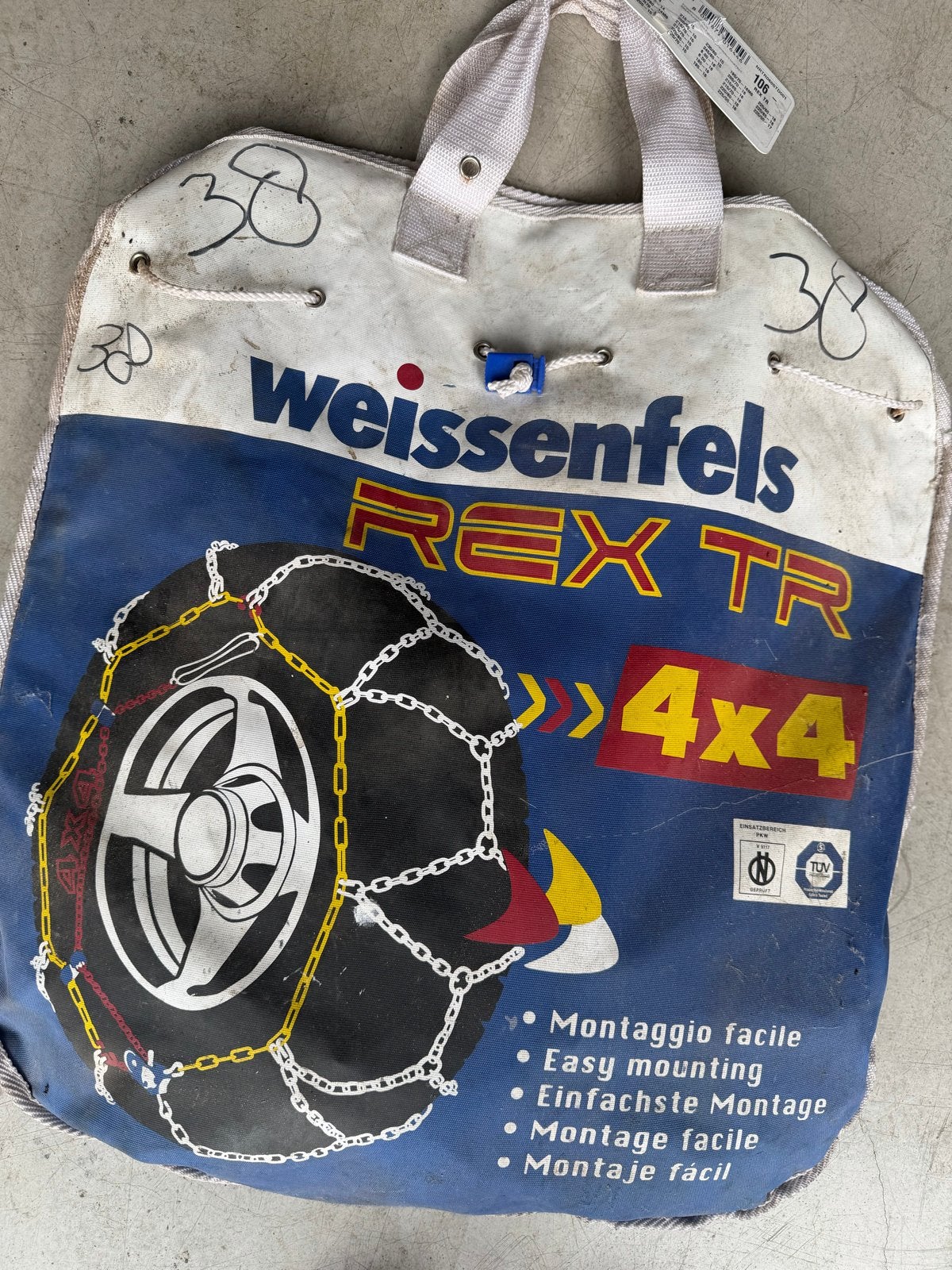 Weissenfels REX TR 4x4 sneeuwkettingen, Ophalen, Gebruikt