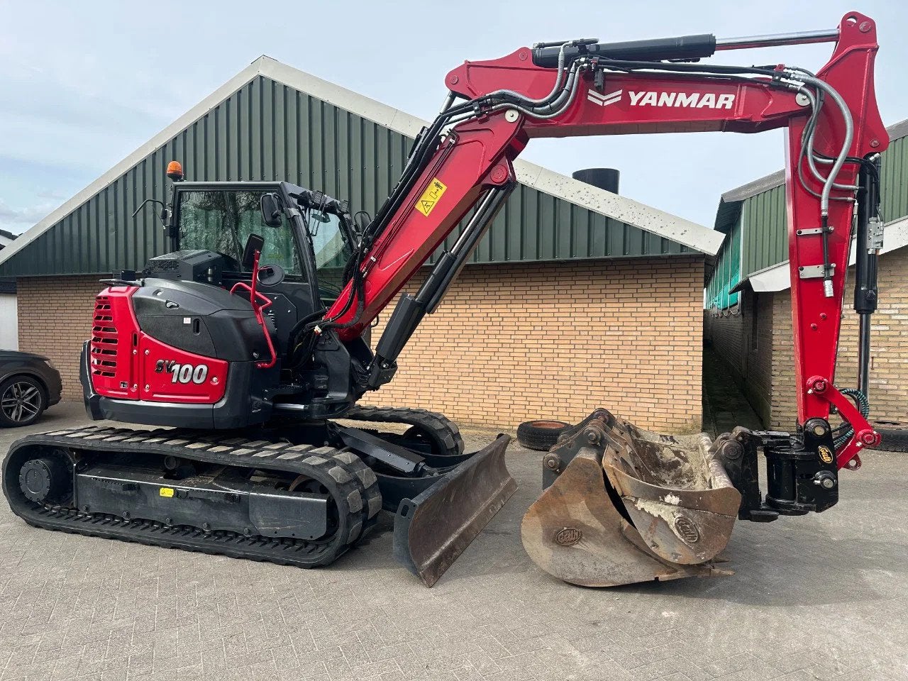 Yanmar SV100-2A-2PB (bj 2022), Graafmachine