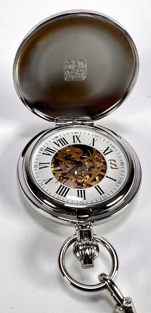 230. Zakhorloge met emaille bloemmotief - China, 21e eeuw, Antiek en Kunst, Antiek | Klokken, Ophalen
