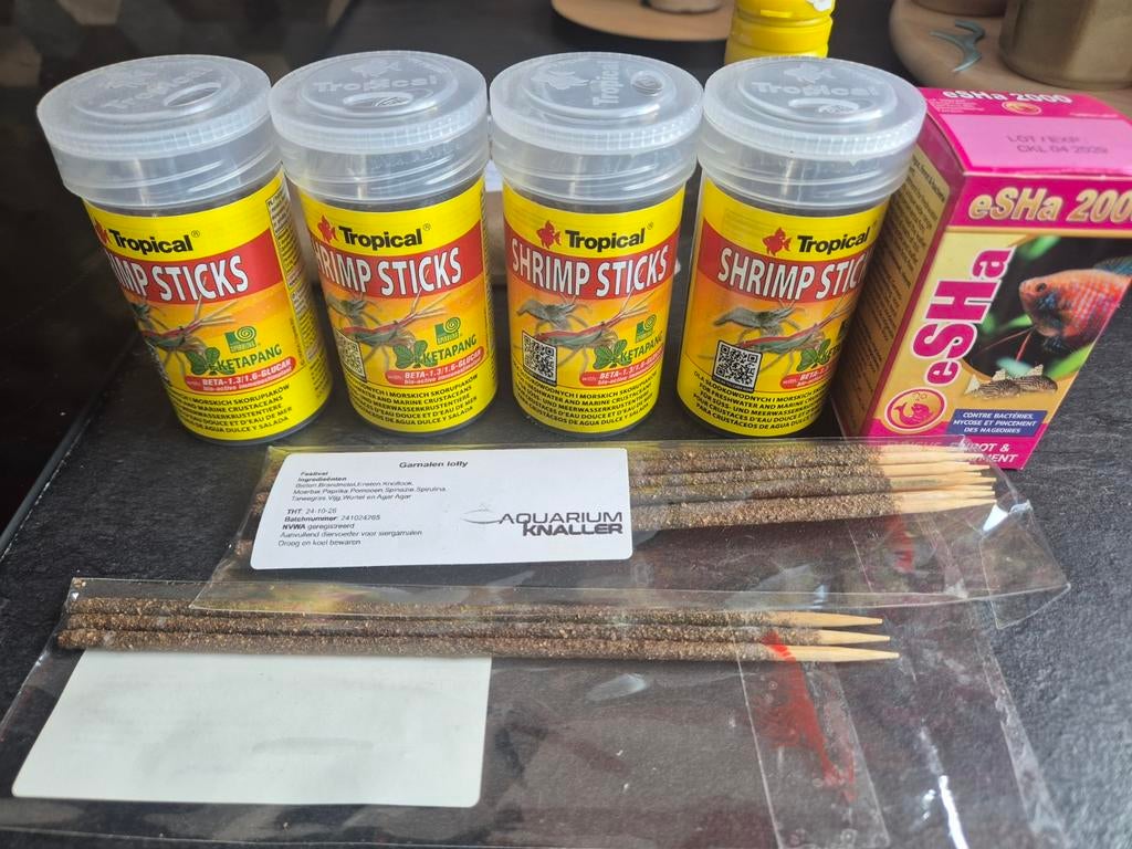 Shrimp sticks, garnalen voer, kweekvoer., Ophalen, Nieuw, Overige typen
