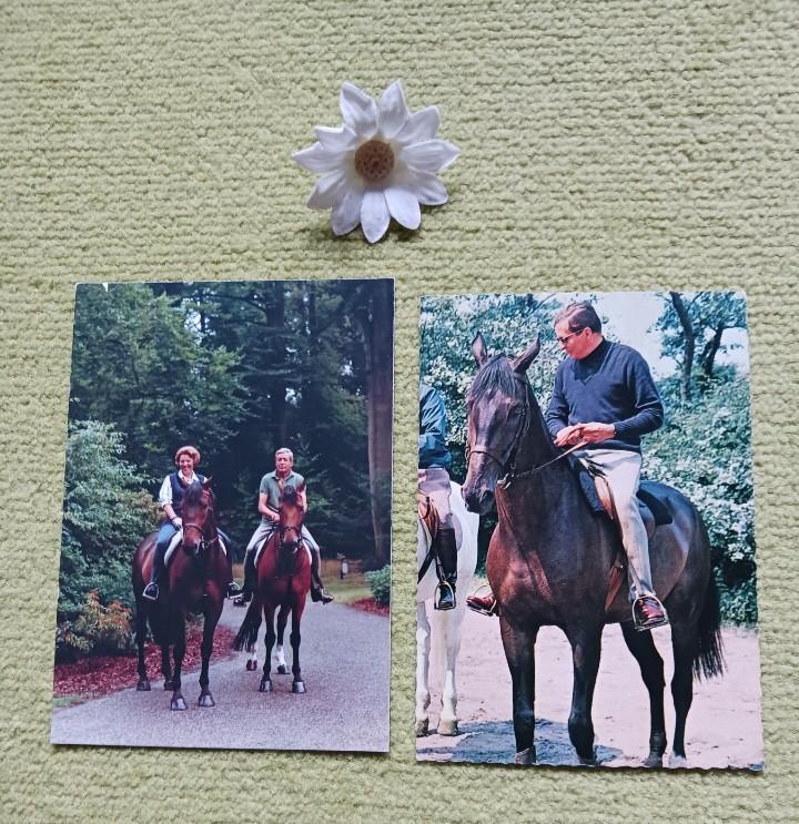 Prins Claus te paard kaart, Verzenden, Gebruikt, Nederland, Kaart, Foto of Prent