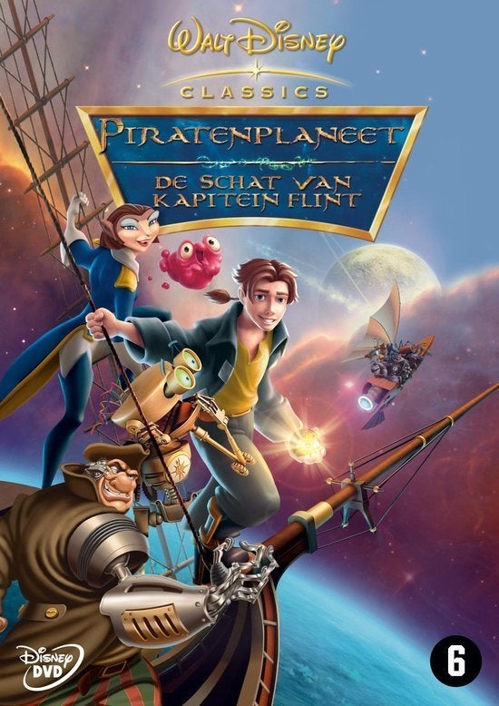 DVD Disney - Piratenplaneet: De Schat Van Kapitein Flint, Avontuur, Alle leeftijden, Nederlands, Ophalen of Verzenden