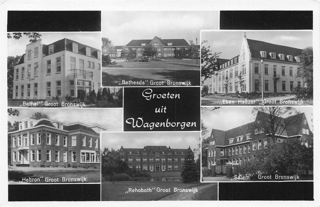 703-488-009 Groot Bronswijk Groeten uit Wagenborgen, Verzenden, Voor 1920, Groningen