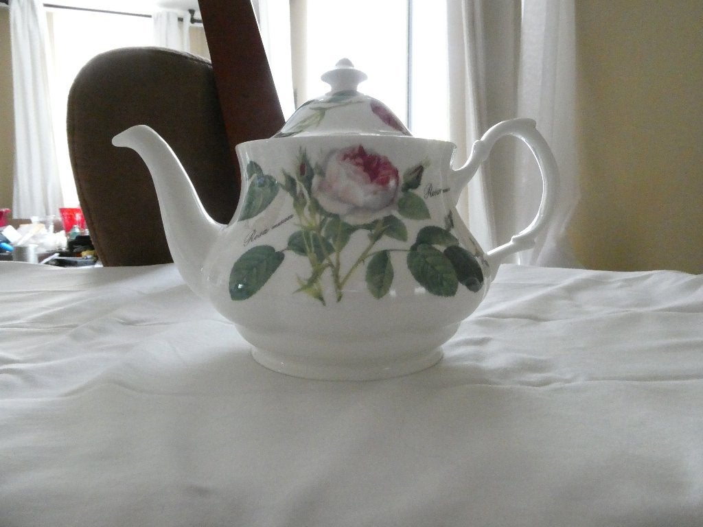 Roy Kirkham Redouté Roses Theepot 1 ltr. nieuw, Overige merken, Vintage, Nieuw, Ophalen of Verzenden