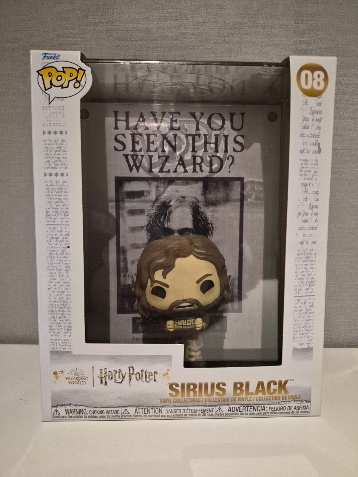 harry potter funko pop sirius black 08, Verzenden, Zo goed als nieuw
