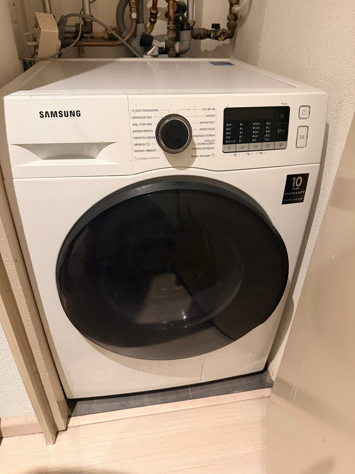 Samsung Wasmachine beschrijving lezen aub ., 1200 tot 1600 toeren, 8 tot 10 kg, Ophalen of Verzenden, Zo goed als nieuw
