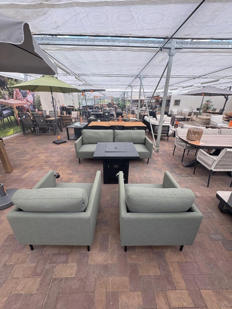 Hartman Hunter 4-delige loungeset met BBQ, 5 zitplaatsen, Nieuw, Hartman, Bank