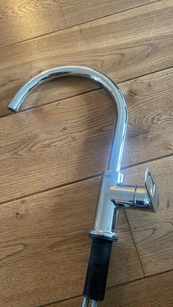 Grohe BauLoop Keukenkraan – Zo goed als nieuw, Doe-het-zelf en Verbouw, Sanitair, Ophalen of Verzenden, Nieuw, Chroom, Kraan
