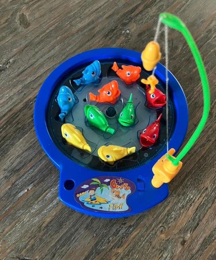 Leuk Visspel met 1 hengel, Ophalen of Verzenden, Gebruikt, Met geluid