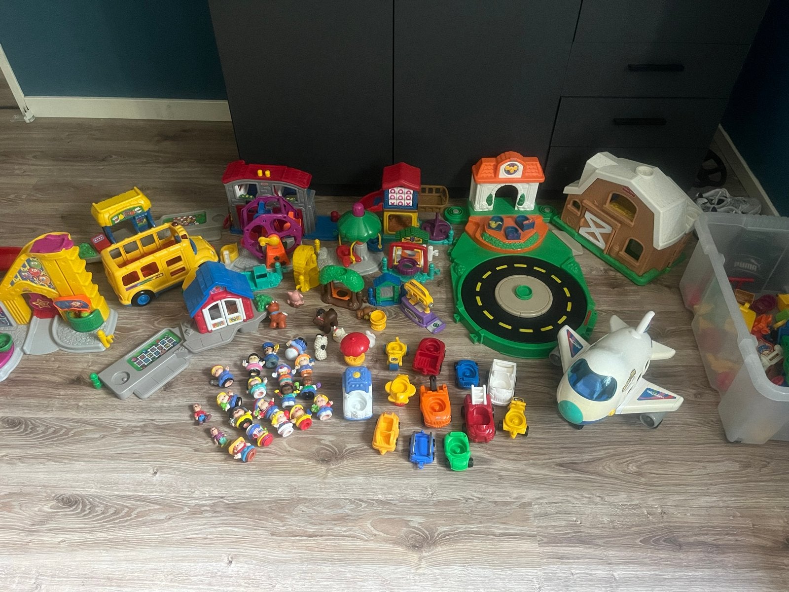 Grote Fisher-Price Little People speelset met veel extra's, Ophalen, Gebruikt, Jongen of Meisje