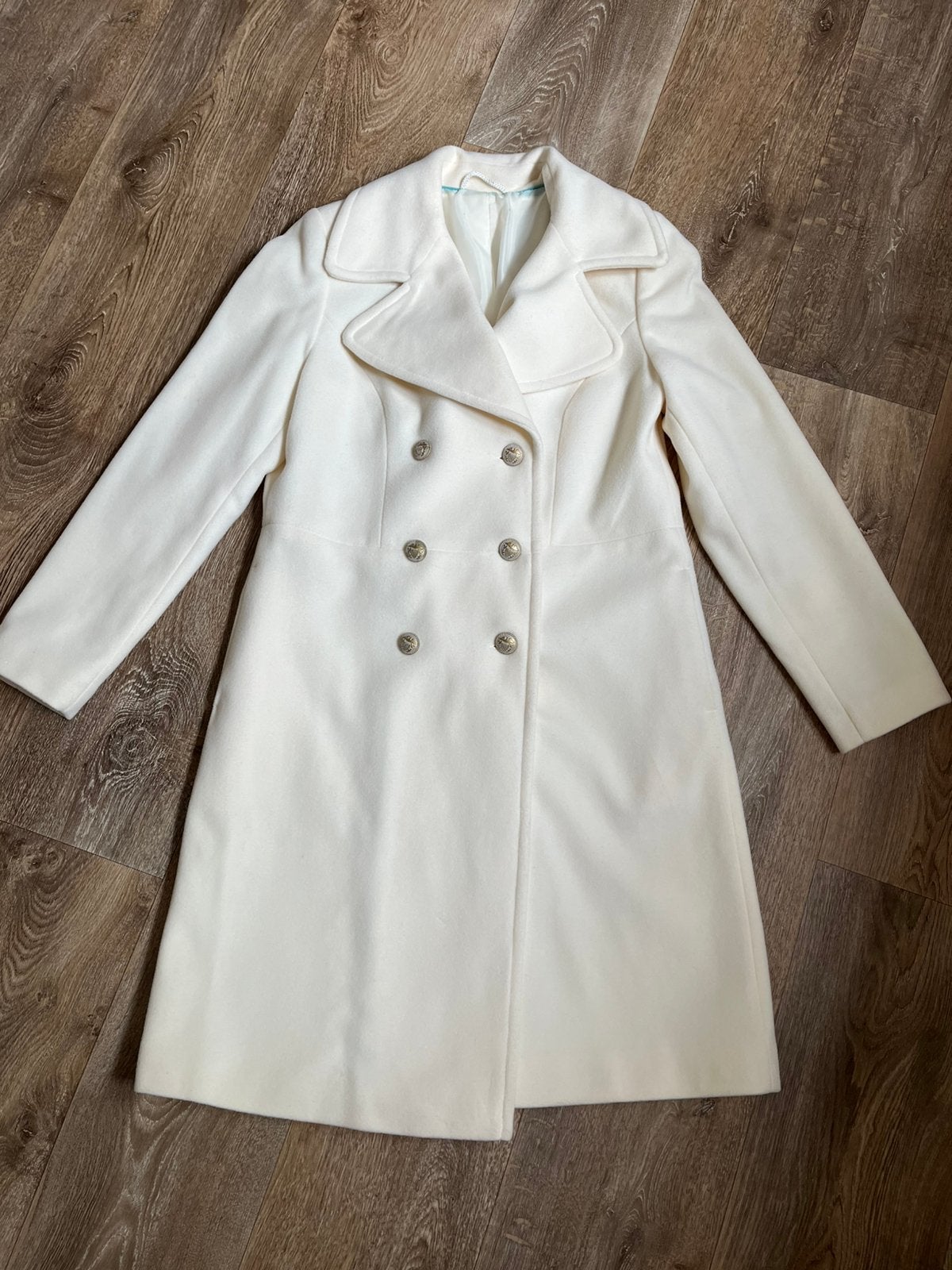 Jas dames maat M, Kleding | Dames, Ophalen of Verzenden, Zo goed als nieuw, Maat 38/40 (M), Wit
