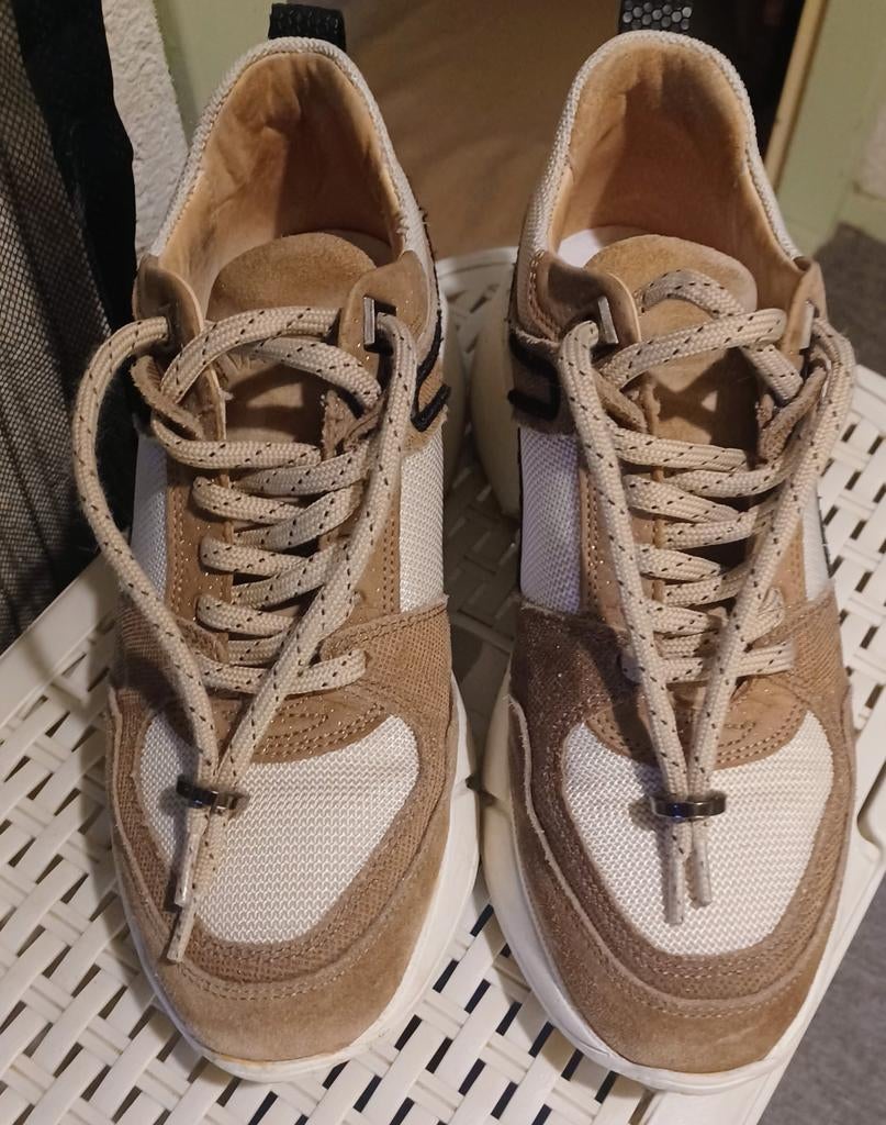 Vai Vai Dames Sneakers Mt.38/EU, Via Vai, Beige, Ophalen of Verzenden, Sneakers of Gympen