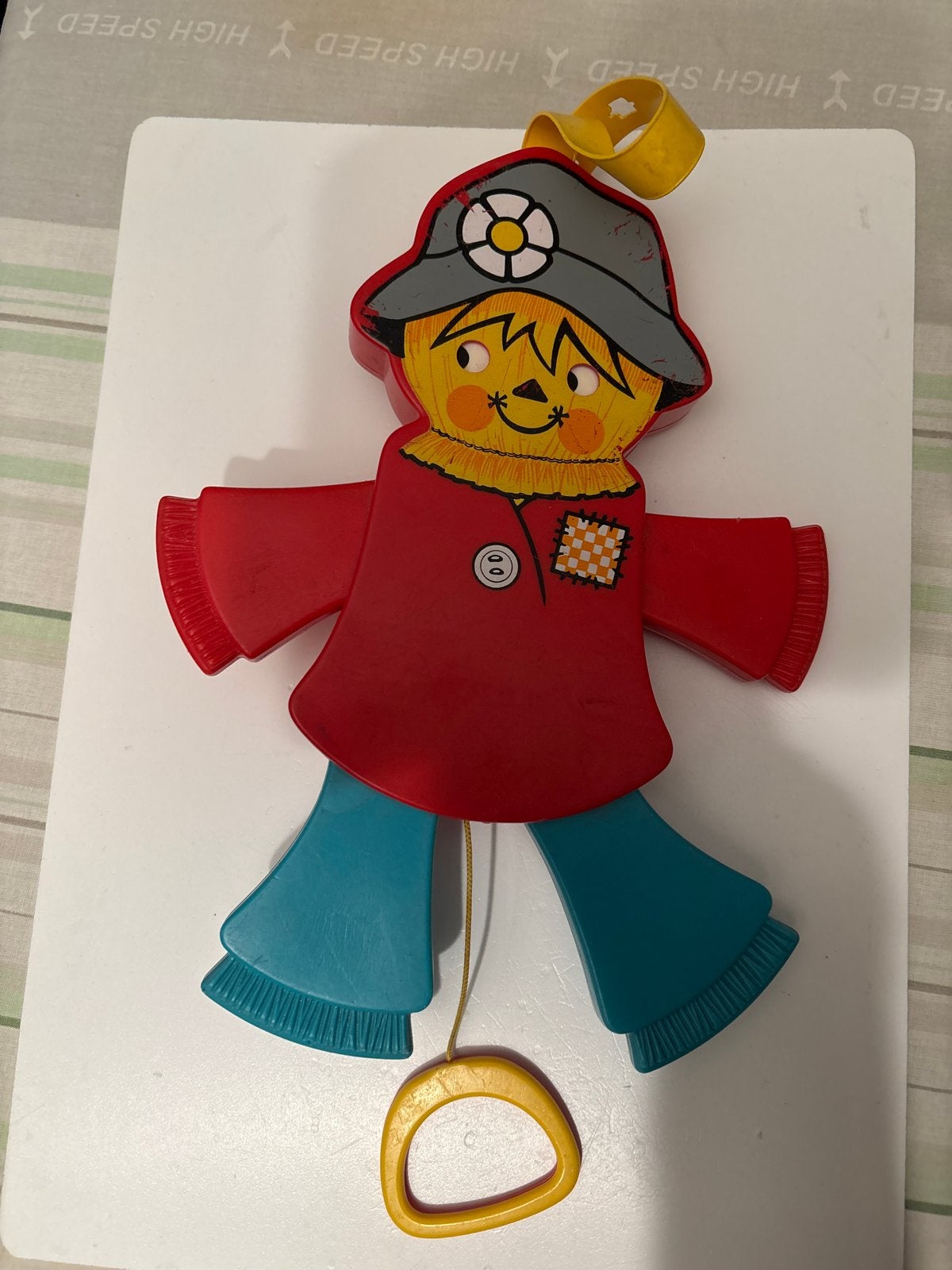 Vintage Fisher-Price Muzikale Trekpop Vogelverschrikker, Ophalen of Verzenden, Gebruikt, Jongen of Meisje