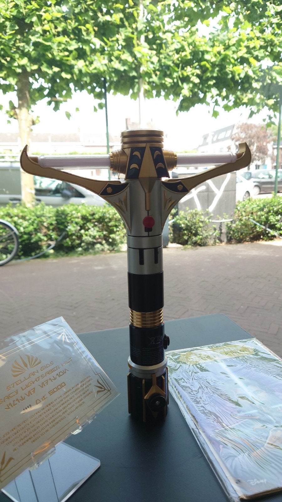 Disney - Star Wars Stellan Gios Legacy Lightsaber Hilt, Gebruikt, Tilburg, Ophalen of Verzenden, Info@kingcashshoptilburg.nl