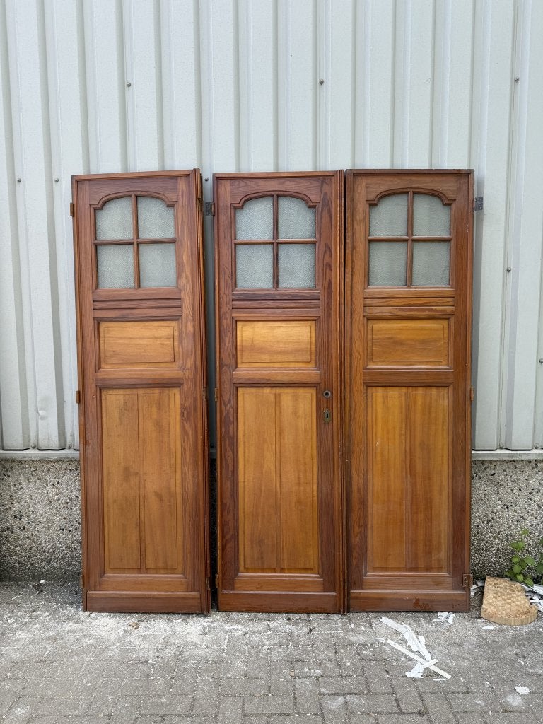 Prachtig antieke ensuitedeuren in pitchpine, La belle porte, Jurgen.hoogenboezem@gmail.com, Binnendeur, Zo goed als nieuw