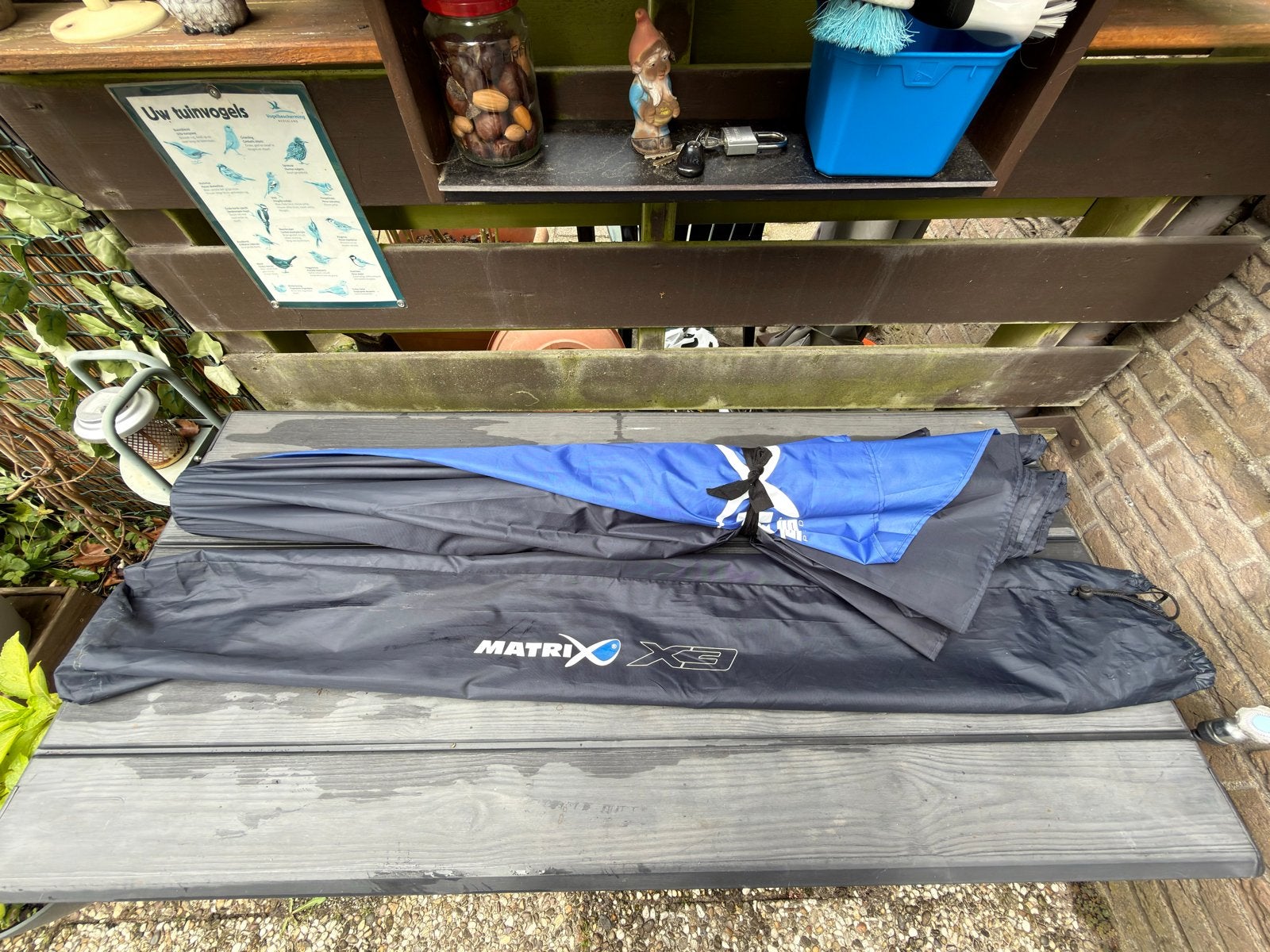 Matrix X3 Brolly 2,5 mtr Perfect voor elke vissessie, Ophalen, Zo goed als nieuw, Overige typen