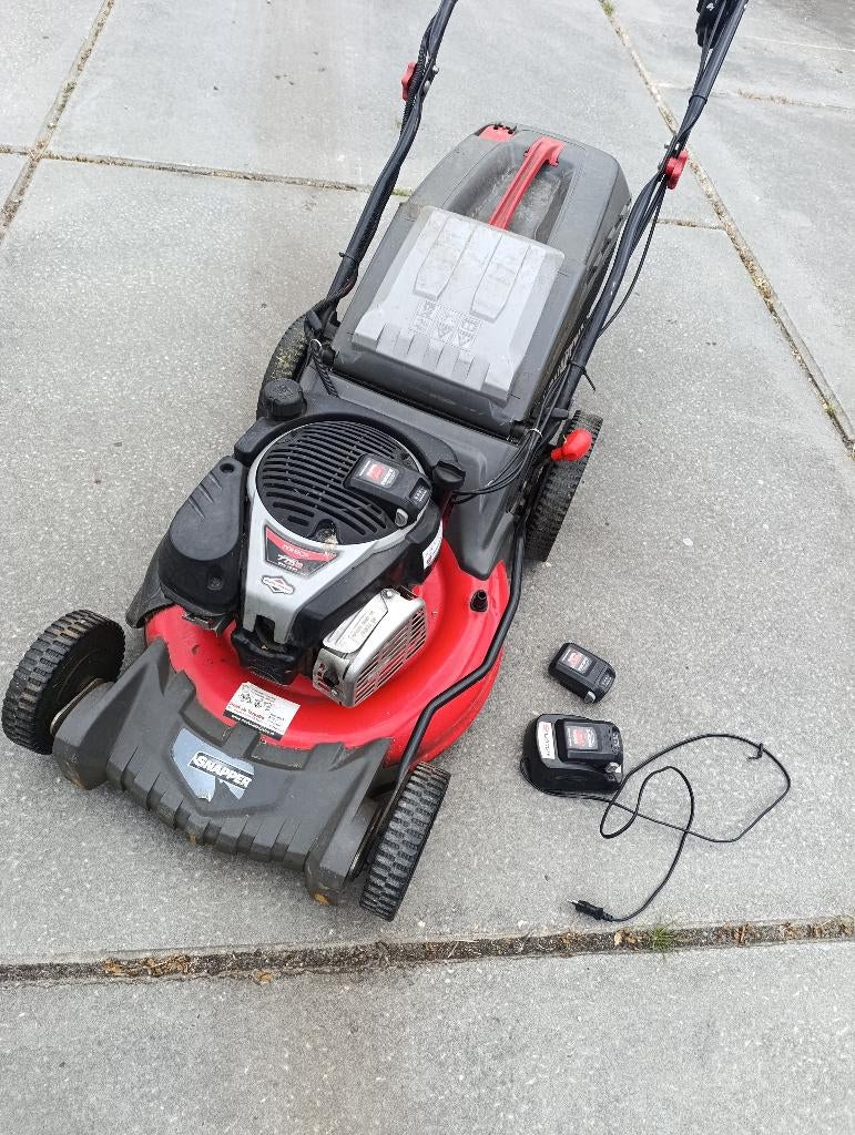 Snapper zelfrijdende grasmaaier 54 cm – Briggs & Stratton –, Tuin en Terras, Ophalen, Cirkelmaaier, Gebruikt, Benzine-grasmaaier
